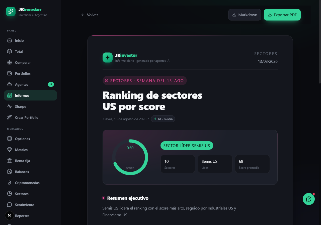 El sistema escribe lo que piensa